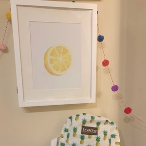 Painted Lemon Art Download