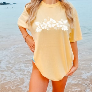Hibiscus Shirt Coconut Girl Clothes Hawaii Shirt Maui Shirt Beachy Shirts Preppy Clothes Coconut Girl Shirts Teenage Girl Gifts Aloha Shirt