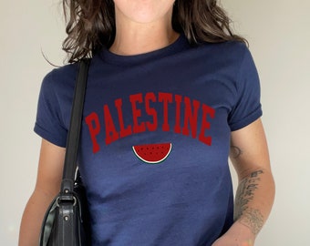 Baby Tee Y2K Palestine Baby Tee Palestine Shirt Social Justice Shirt Free Palestine Palestine T Shirt Palestine Gifts Y2K Baby Tee