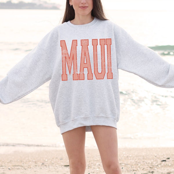 Embroidered Crewneck Sweatshirt - Tween - Coconut | 101214 Kimber main image 1