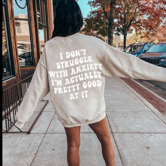 I DON'T CARE CREWNECK Trendy Sweatshirt, Aesthetic Hoodie,