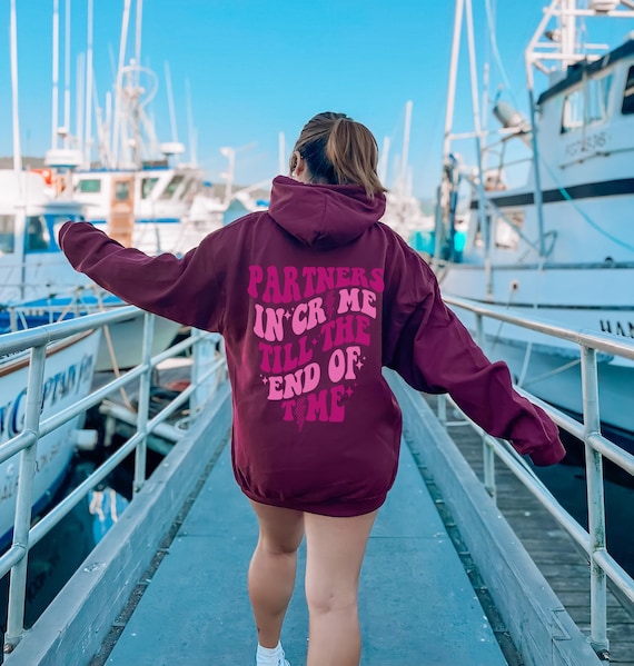 Couple Hoodies Sweatshirt With Print On Back Best Friend Hoodie
