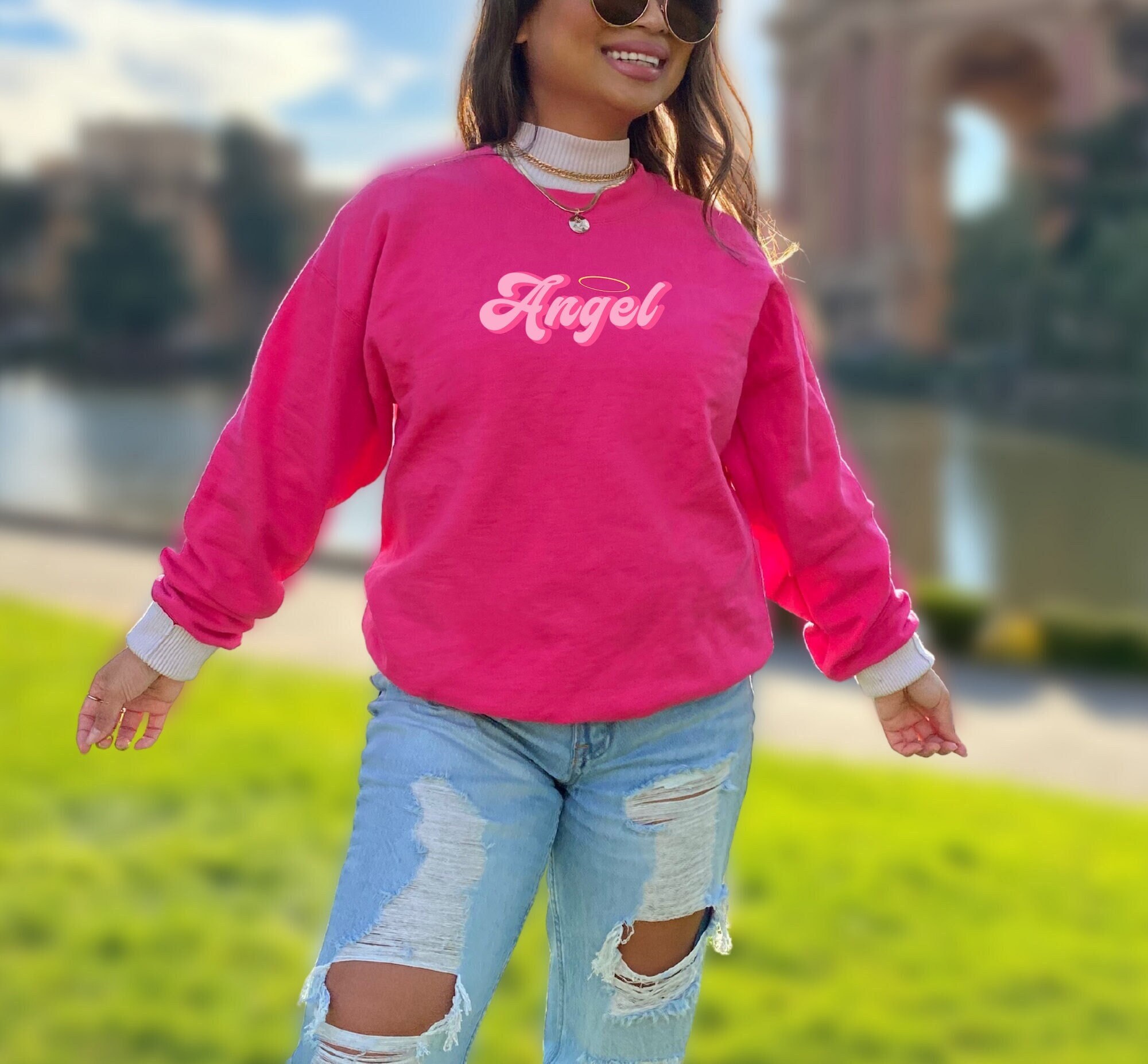Angel sweatshirt Clearance