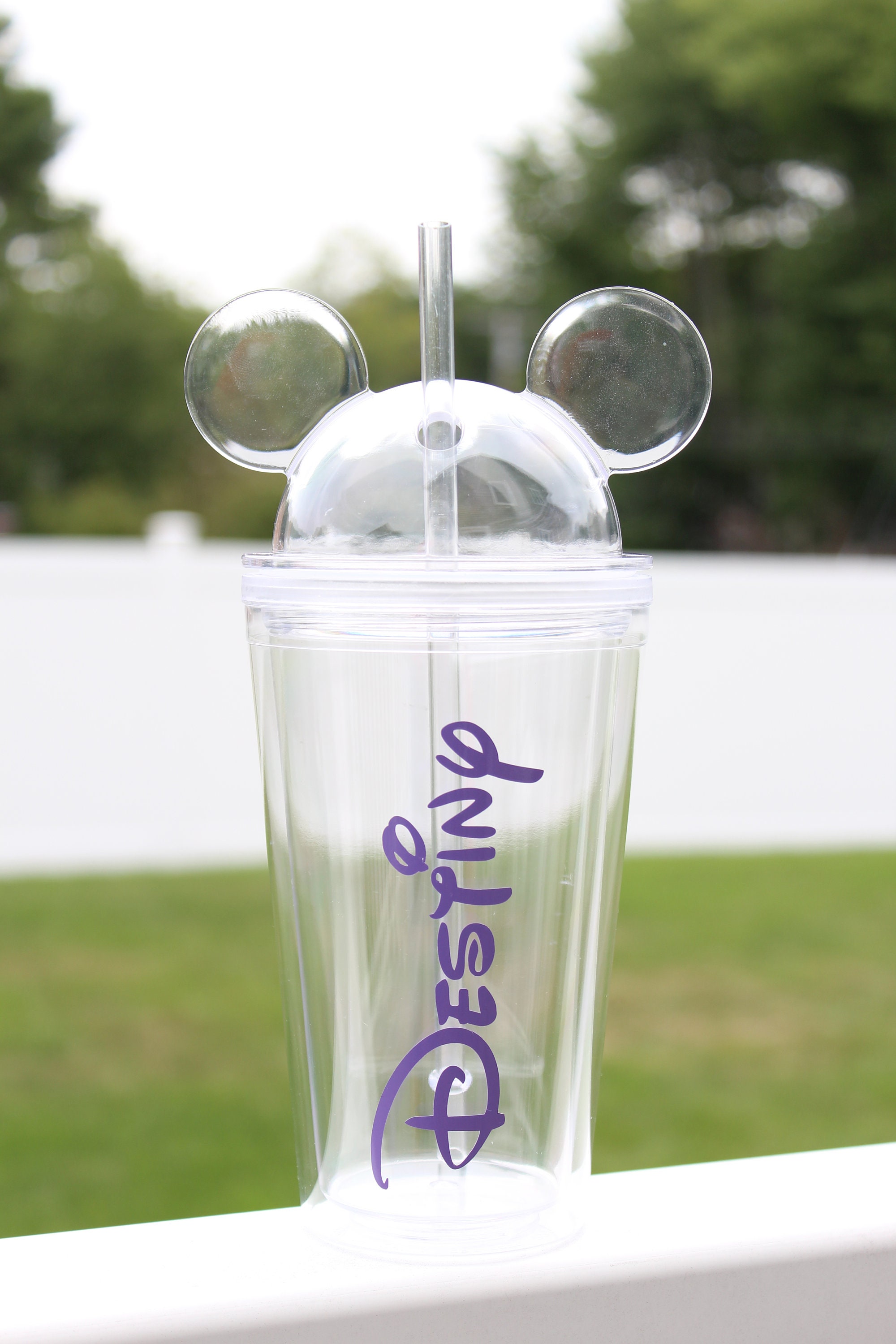 MOUSE EAR TUMBLER Tumbler for Kids Mickey Mouse Tumbler Etsy