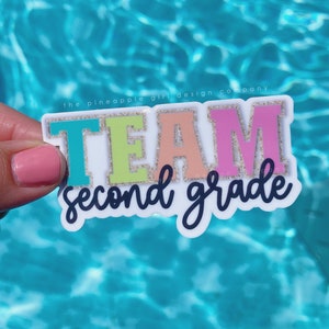 VARSITY Collection | 2nd Grade Teacher Sticker