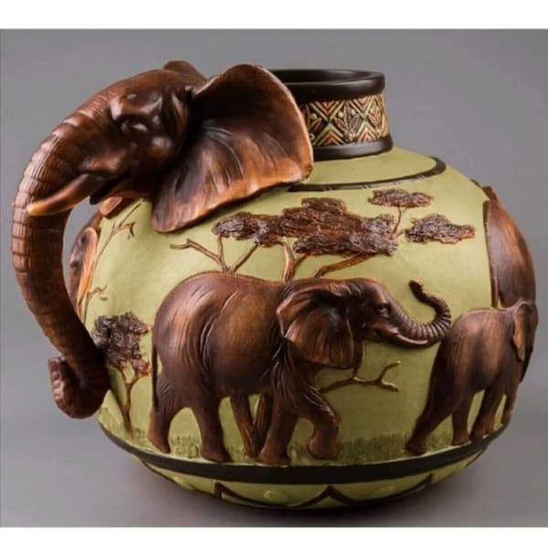 Elephant Vase Etsy