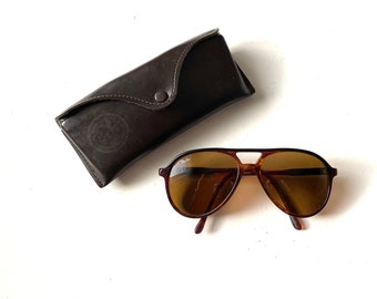 Mens vintage retro brown original RAY BAN a-l b&l sunglasses glasses specs