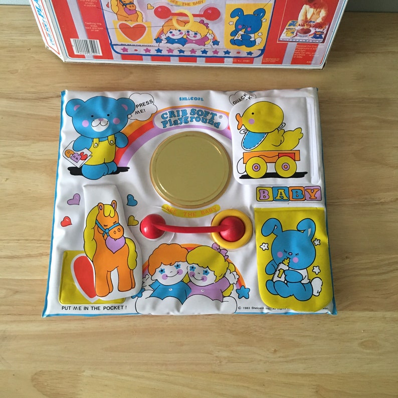 Vintage 1990s SHELCORE Crib Soft Play Mat Playground Toy Etsy