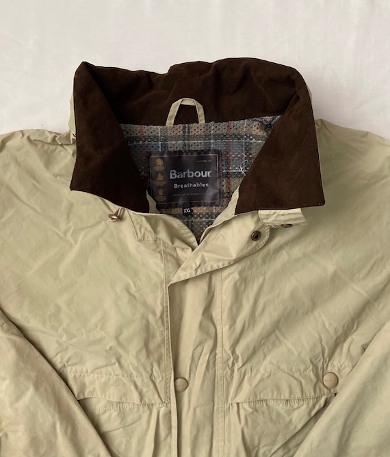 Mens Vintage Retro Cream BARBOUR Coldstream Jacket Coat Size - Etsy