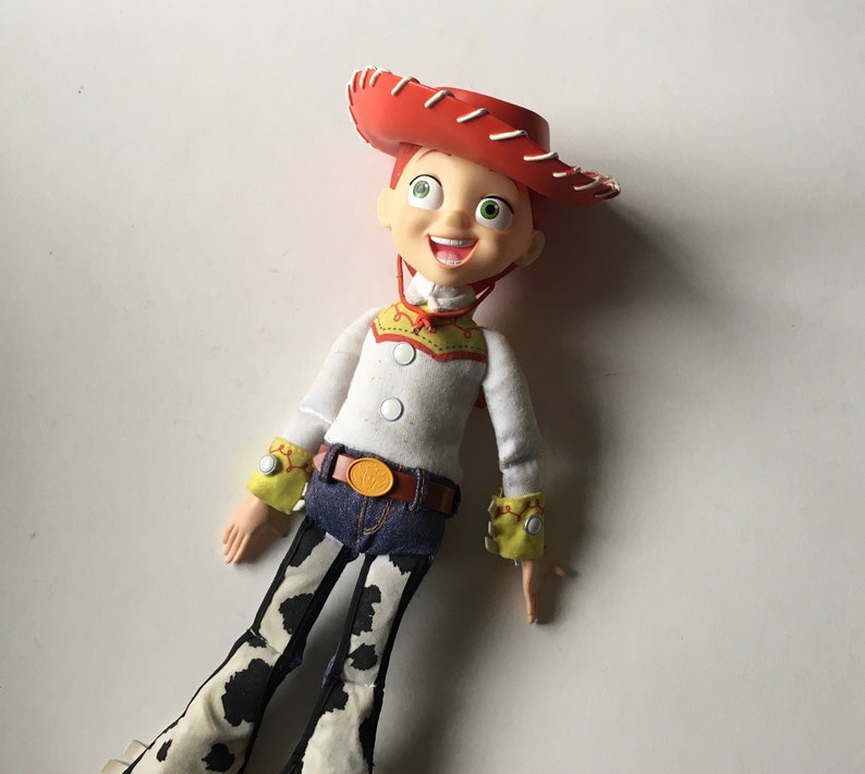 Vintage Disney Pixar Toy Story Pull String Talking Jessie Doll Etsy 