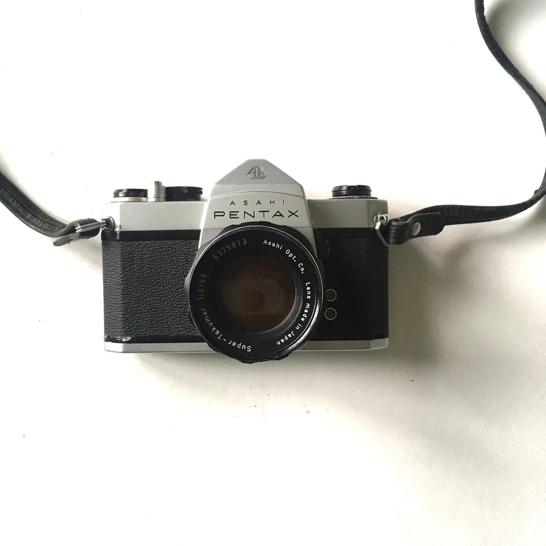ヴィンテージ レトロ アサヒペンタックス 35 mm 一眼レフカメラ +