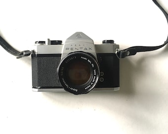 ヴィンテージ レトロ アサヒペンタックス 35 mm 一眼レフカメラ +