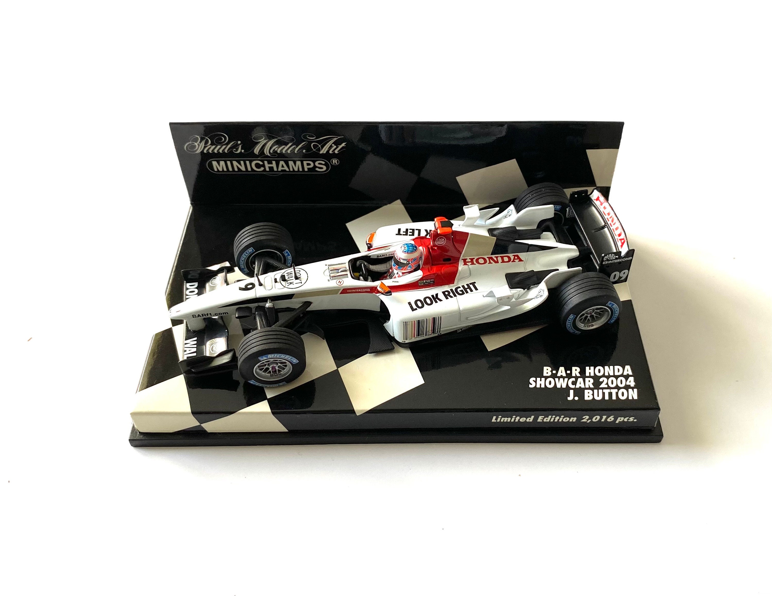 Vintage Paul's Model Art MINICHAMPS B.a.r. Honda Show Car 2004 J