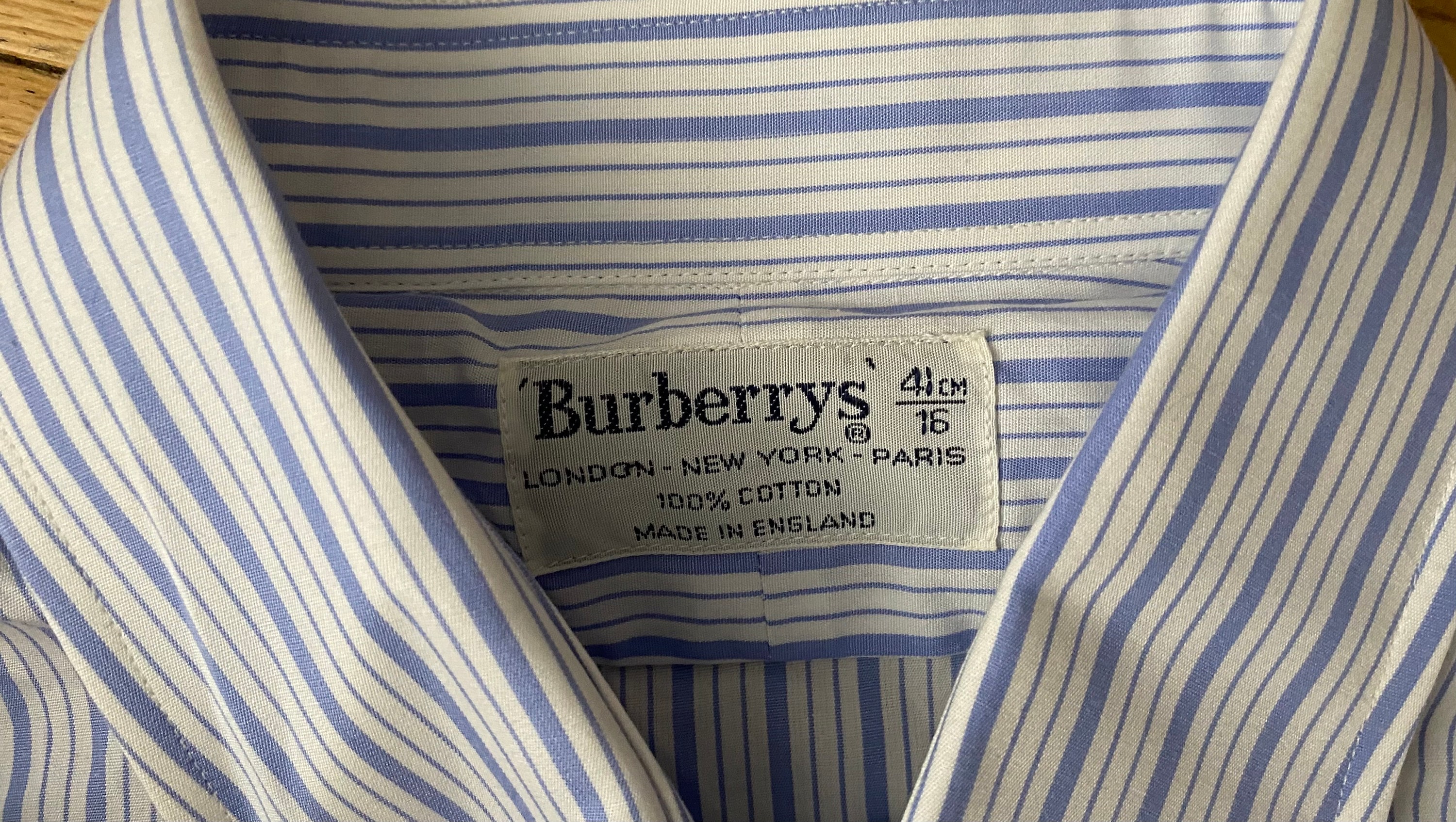【BURBERRY】men's ストライプ 半袖シャツ ユニセックス white burberry shirt for men 16-41 pink and white stripe | eBay