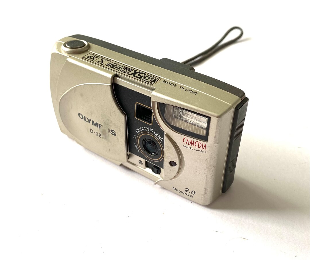 Vintage Retro OLYMPUS D380 2MP Digital Camera Etsy
