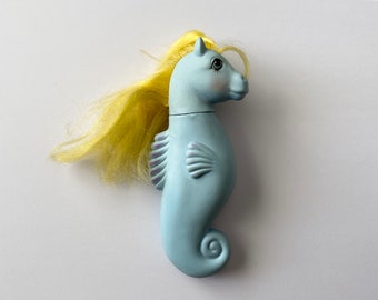 Vintage retro G1 My Little Pony Spielzeug Pony Figur 1984 SURF DANCER Seepferd