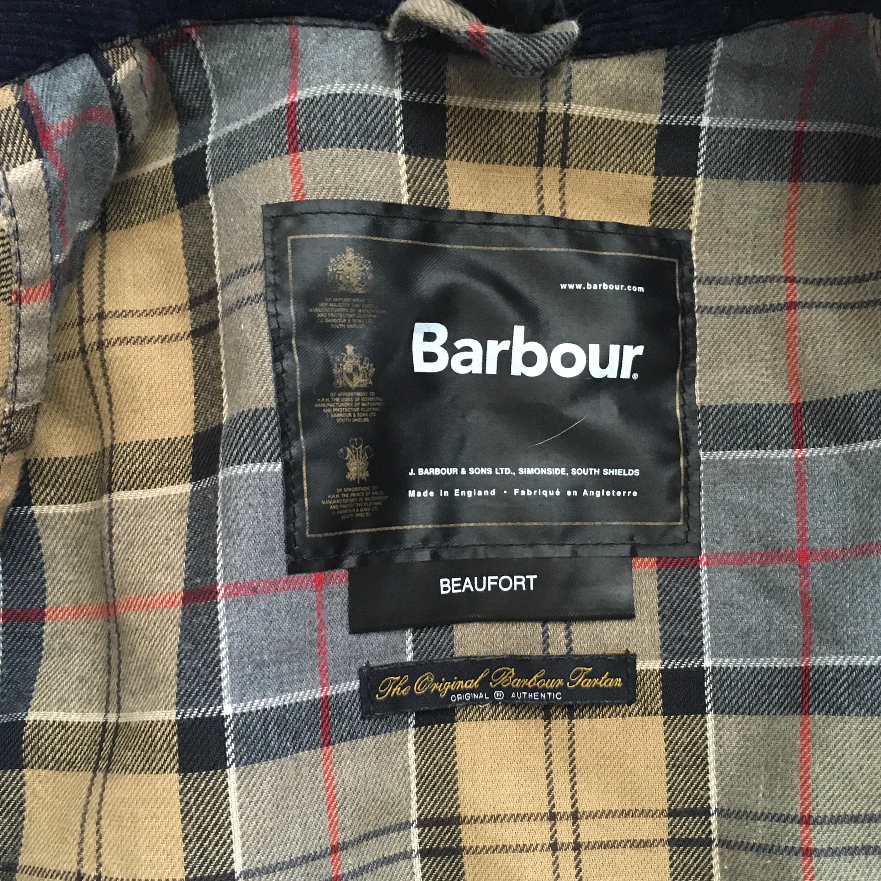 Kids childrens BARBOUR Beaufort navy blue wax jacket size | Etsy