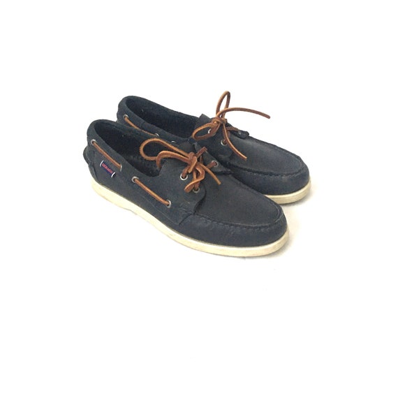 light blue deck shoes