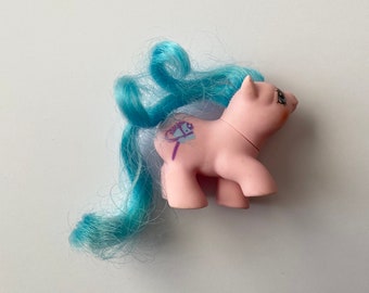 Vintage retro G1 My Little Pony Spielzeug Pony Figur SCHNÜTZCHEN Baby