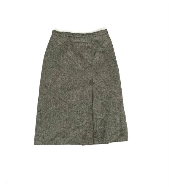 Max Mara, Women’s vintage brown tweed MAX MARA skirt size UK 10