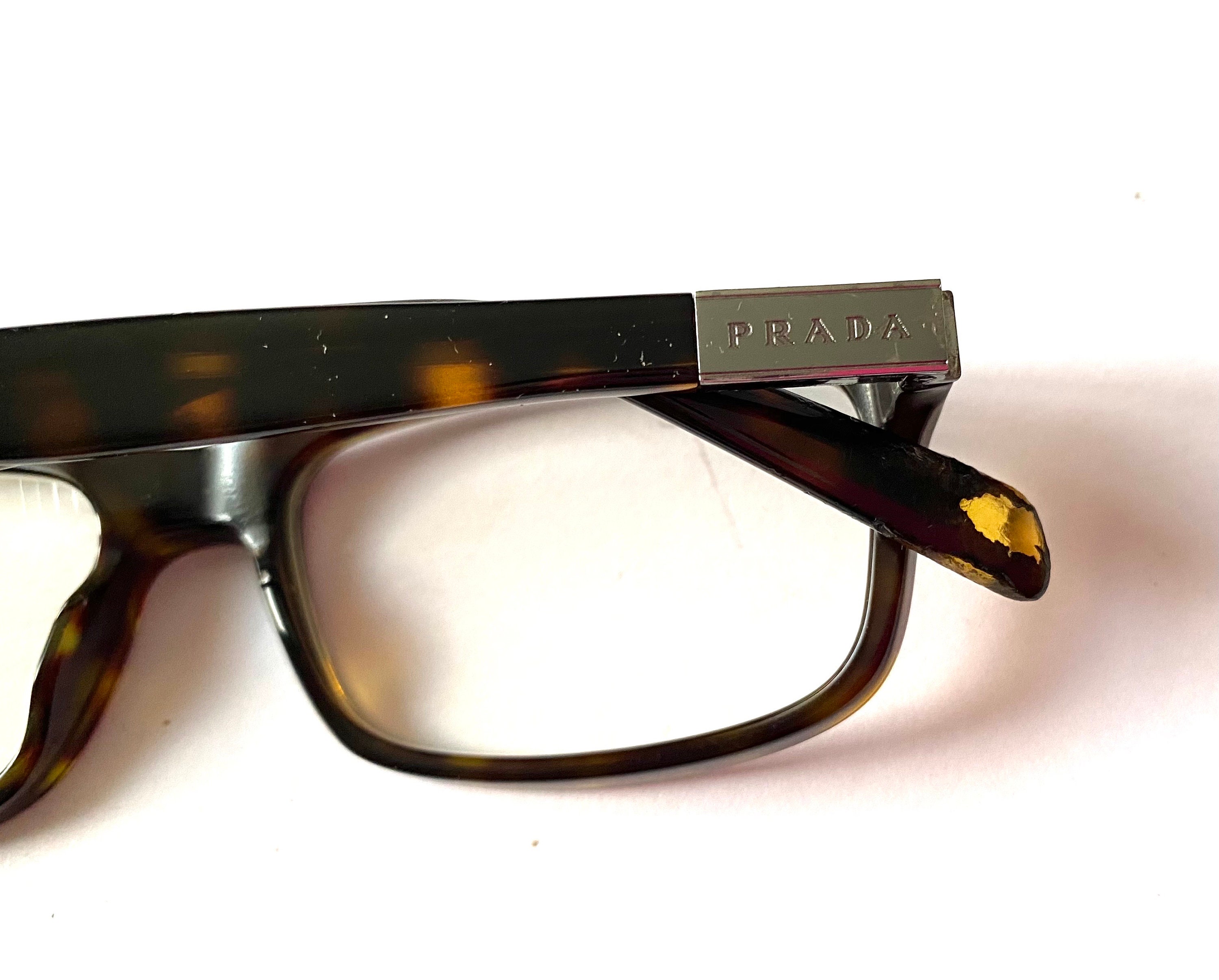 COA Prada Womens Tortoiseshell frames PR 19WV Prada Glasses 23A1O1 Mauve Tortoise - eye-oo.com main image 2