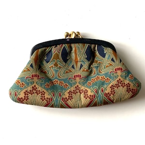 Monedero vintage retro azul verde LIBERTY