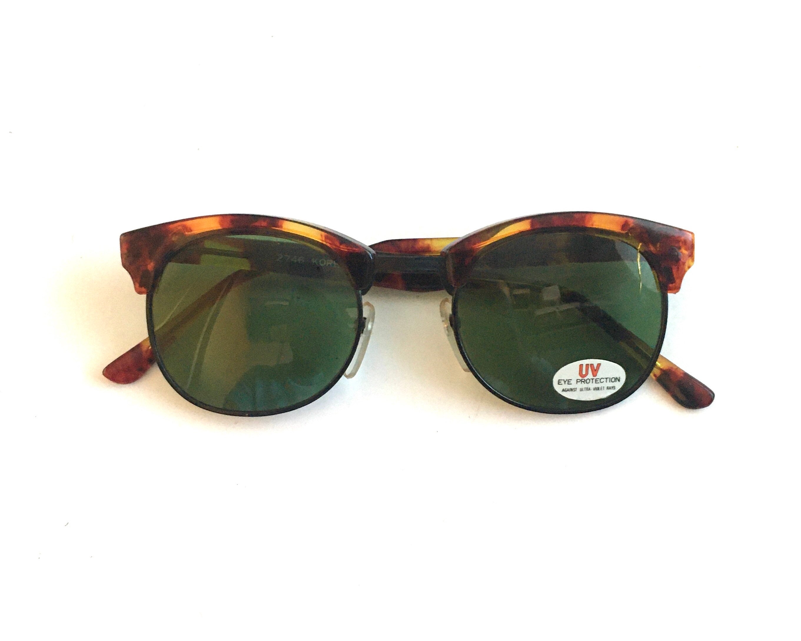 Mens Womens Vintage Retro Brown Tortoiseshell 2746 KOREA 90s 
