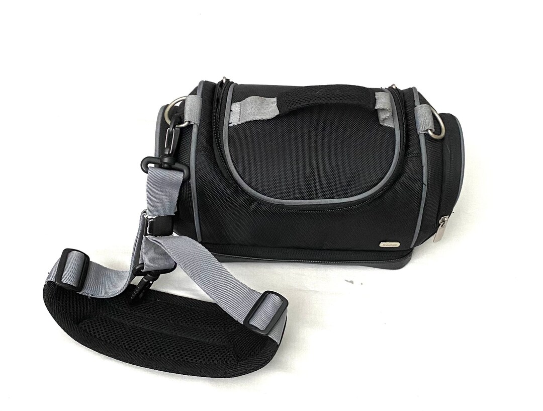 Vintage Grey Black KODAK Camera Bag Case 9 Wide Etsy