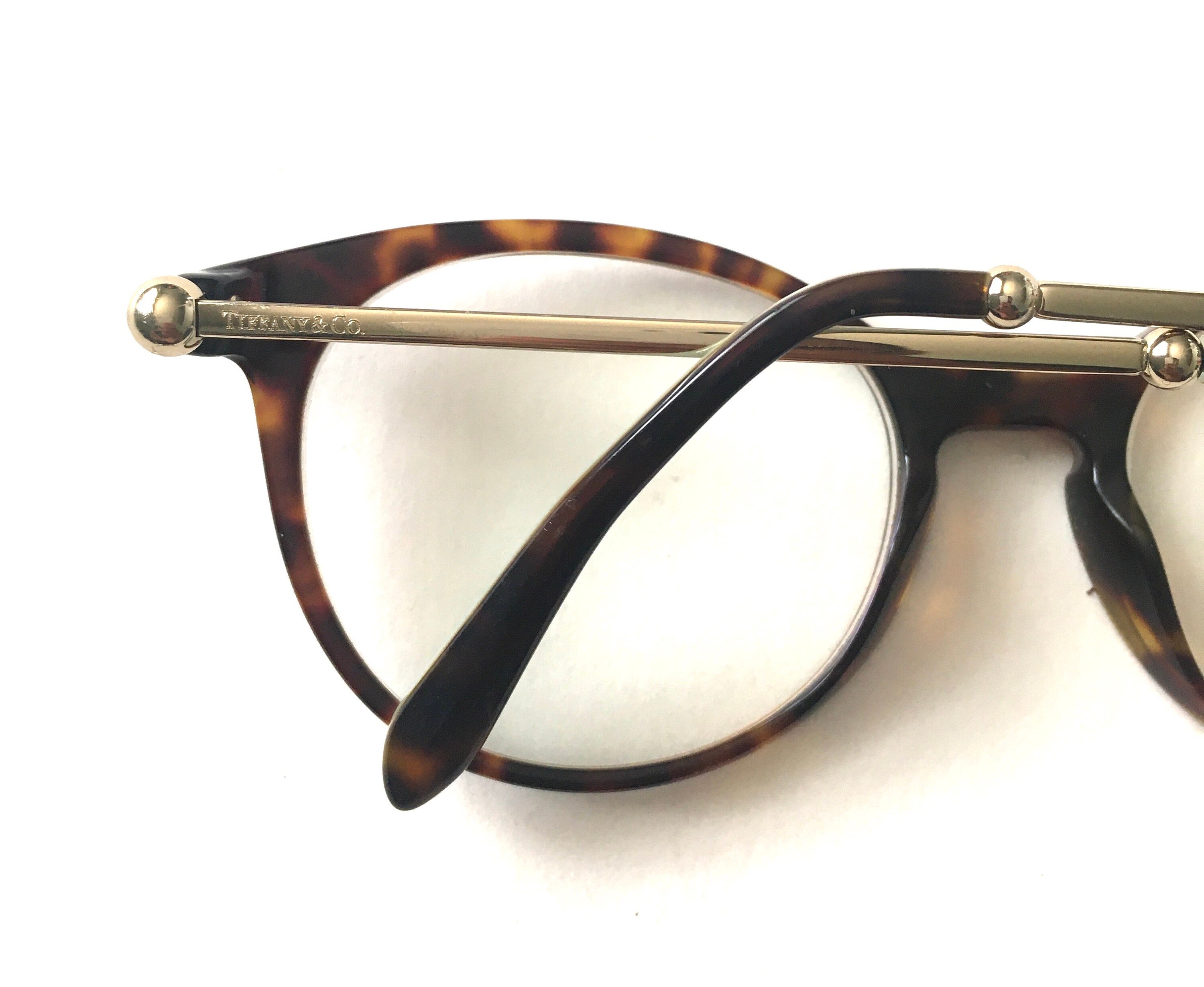 Womens Blue Brown Tortoiseshell TIFFANY & CO TF2159 Circular 