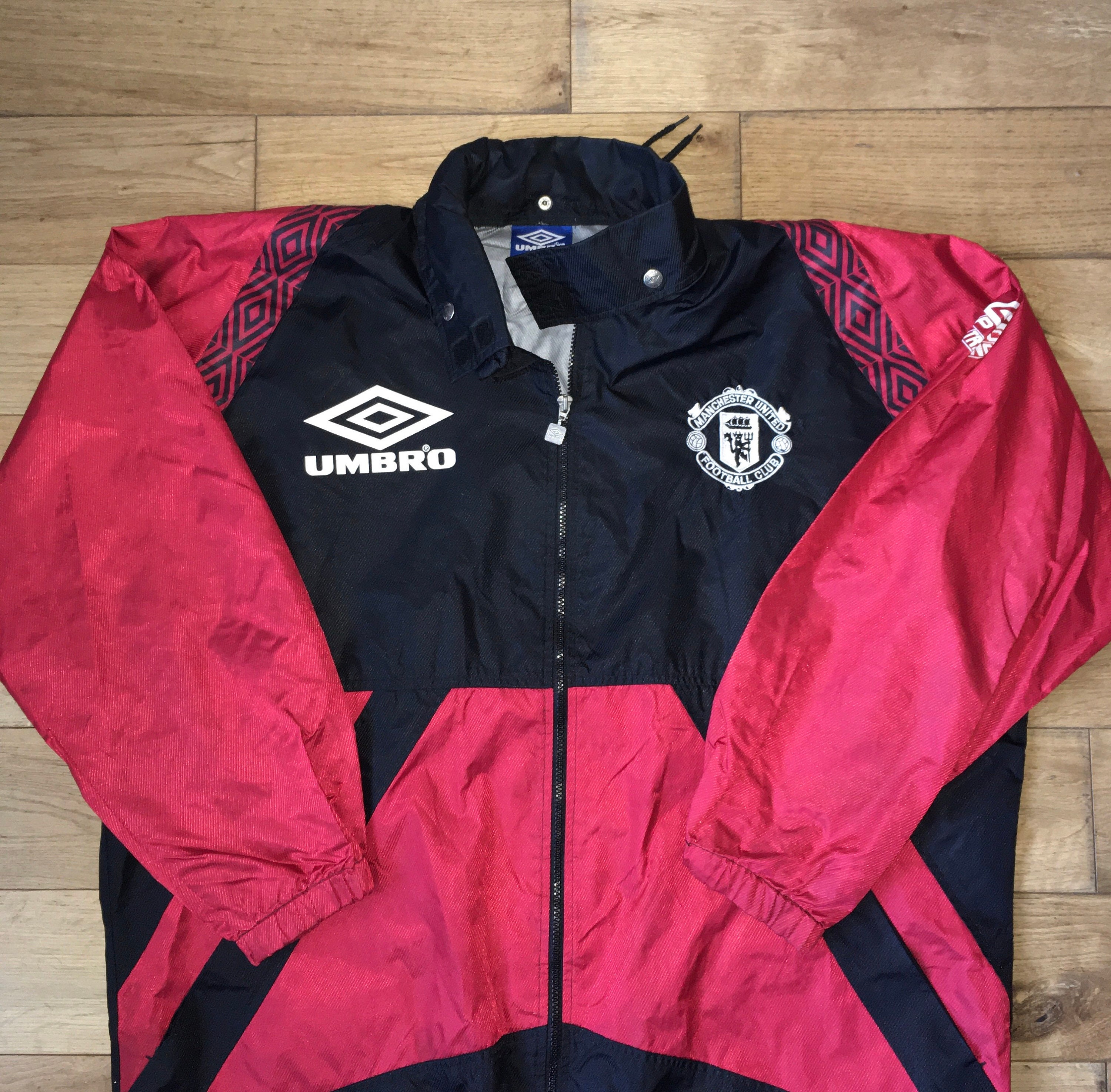 Mens Vintage Retro 90s MANCHESTER UNITED Tracksuit Jacket Size - Etsy UK
