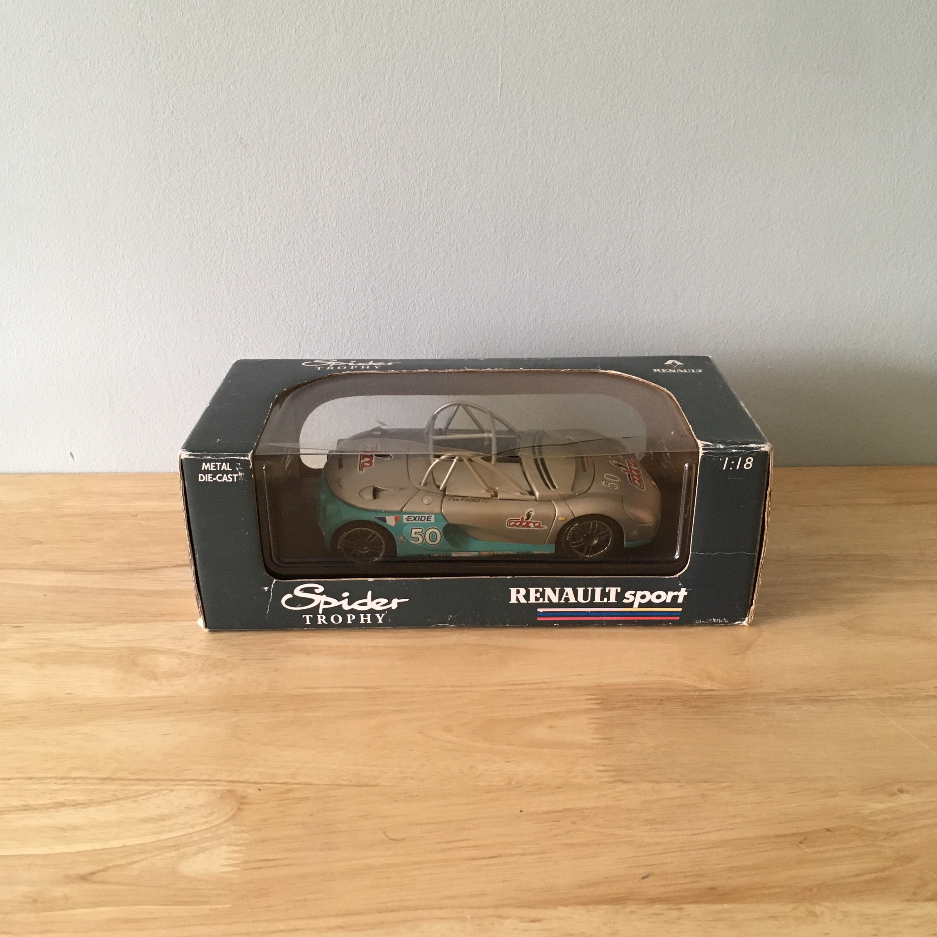 Vintage SPIDER TROPHY Renault Sport Anson 1:18 Die Cast Model - Etsy