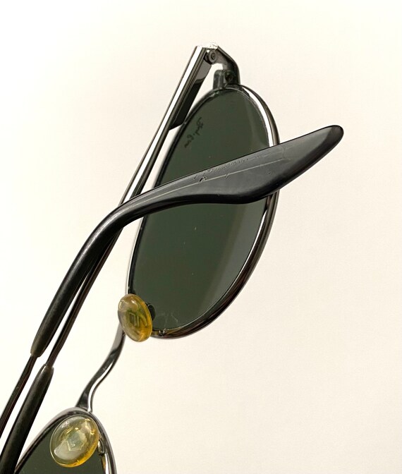 Mens Vintage Retro Silver Original RAY BAN B&l Oval Mens Vintage Retro Silver Original RAY BAN B&l Oval