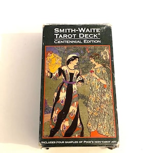 Cartas antiguas del tarot del centenario de SMITH-WAITE