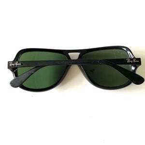 Mens vintage black RAY BAN RB4162 sunglasses glasses specs 59-15-140 image 9