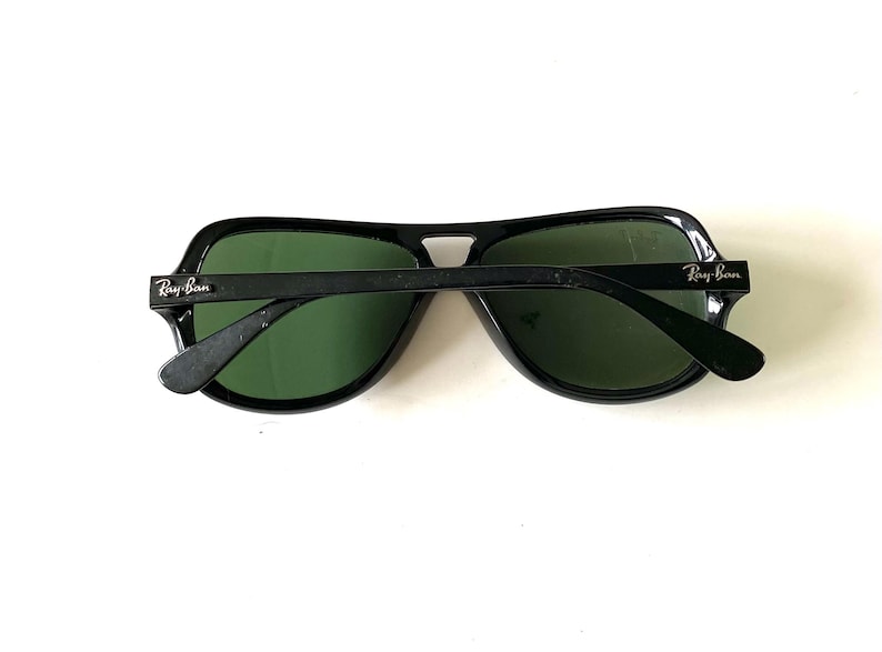 Mens vintage black RAY BAN RB4162 sunglasses glasses specs 59-15-140 image 9