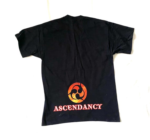 Mens Vintage Y2K Black TRIVIUM Ascendancy Short Sleeved T-shirt
