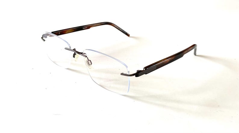 Lunettes de vue homme marron noir sans monture SPECSAVERS spec Lite 177, taille de lunettes 53-18-140 image 6