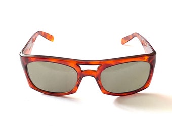 Vintage retro women’s NILSOL Italy brown sunglasses glasses