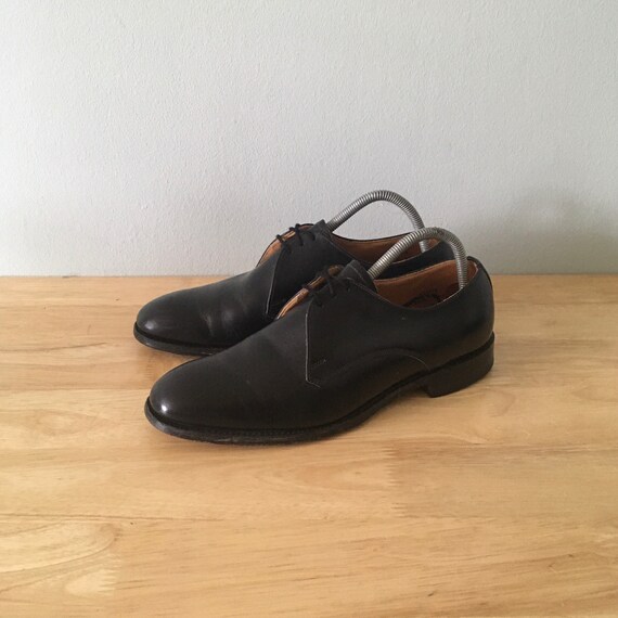 Mannen vintage zwarte LOAKE veterschoenen maat UK 7 E - Etsy België