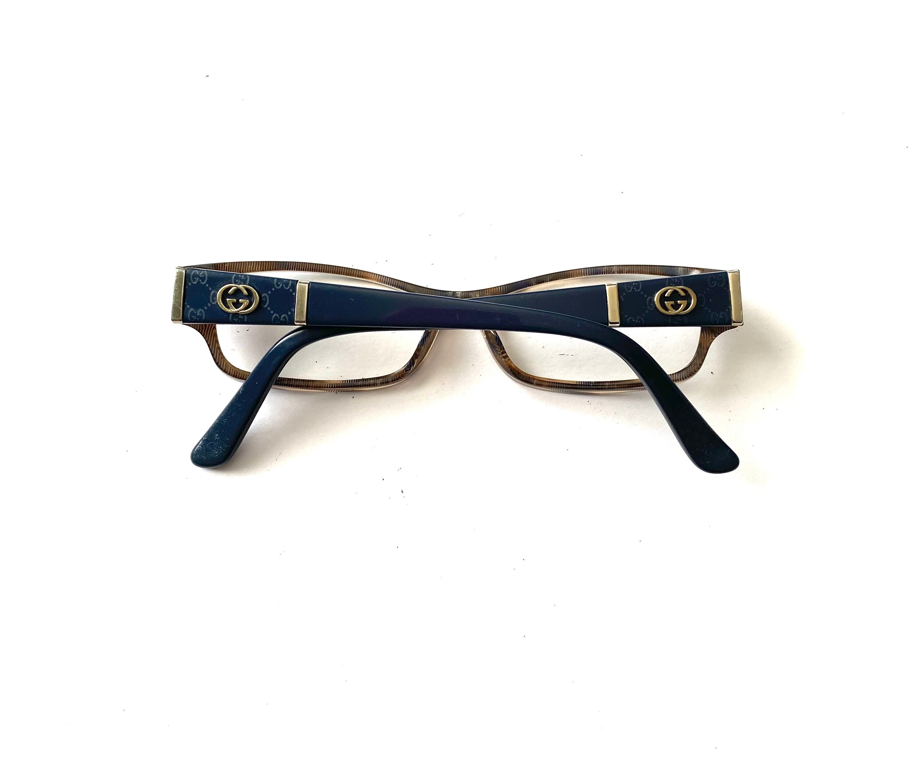 GUCCI Oval Sunglasses Vintage Rare Gold Plated Horse Stirrup