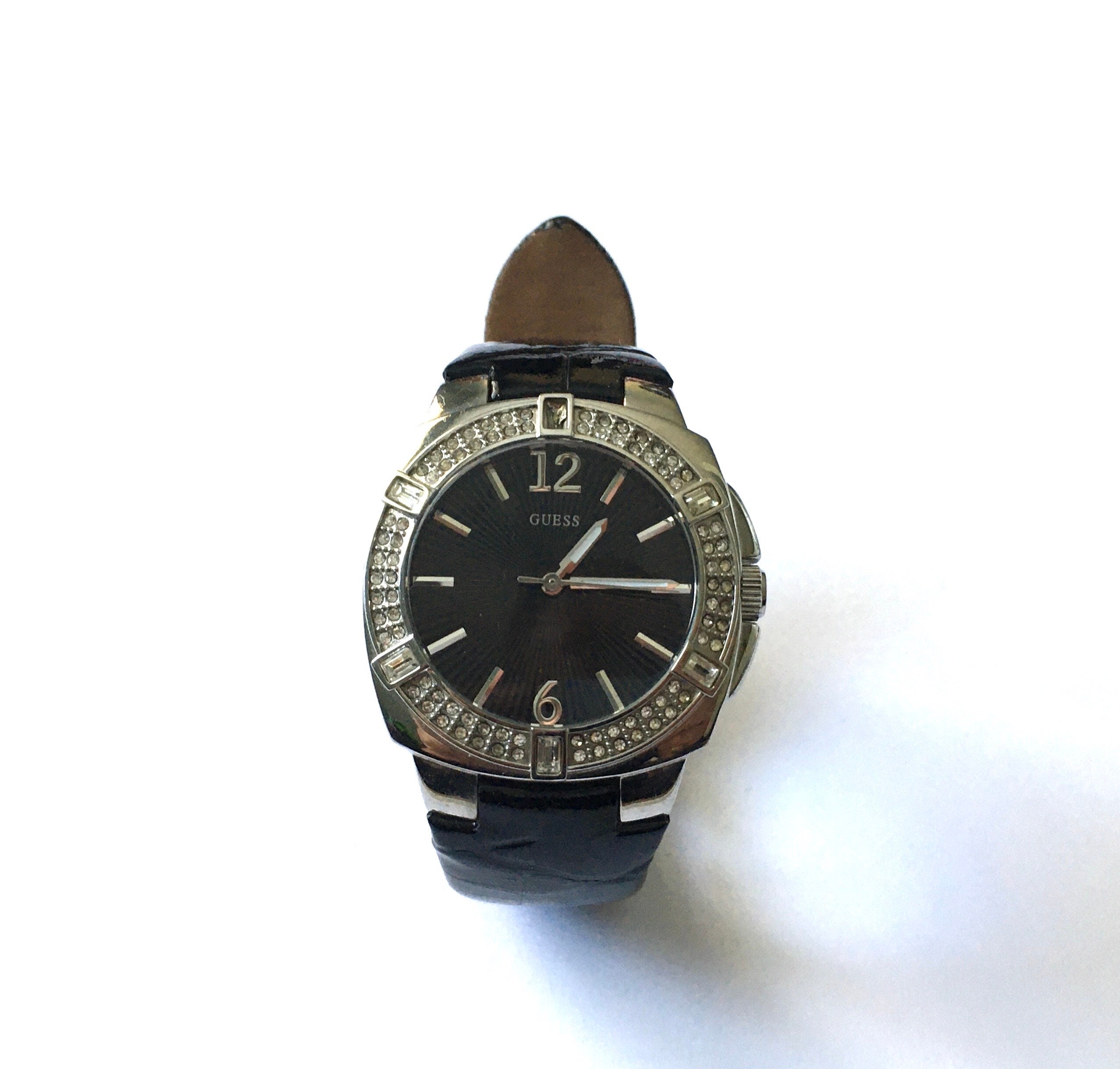 Black women’s GUESS wrist watch Guess Black Square Dial Quartz Analog Women Watch - GW0601L2  main image 2