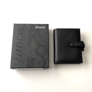 Miniportobello FILOFAX negro retro vintage