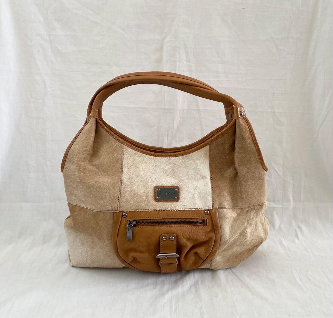 Vintage retro women’s burgundy leather HIDESIGN hand bag handbag, foto 3 di 5