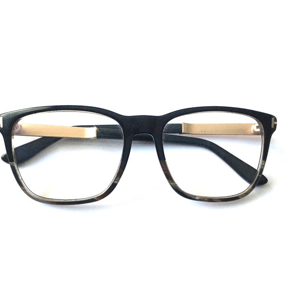 Vintage retro men’s black gold TOM FORD glasses specs