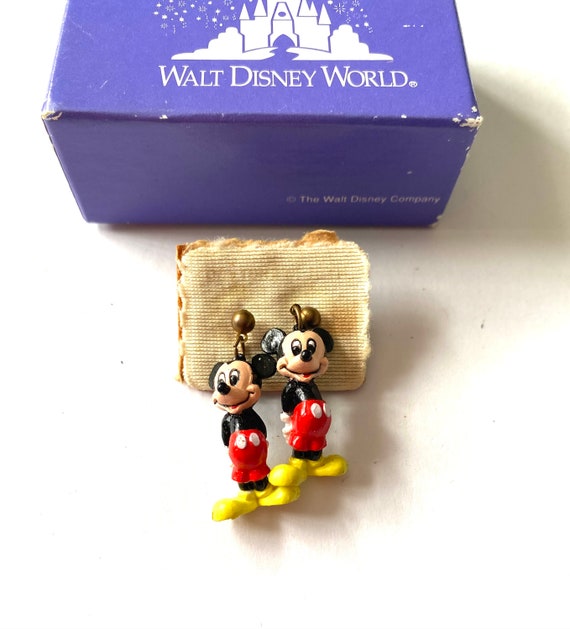 Vintage Retro Y2K DISNEY Mickey Mouse Earrings Ear Rings Etsy