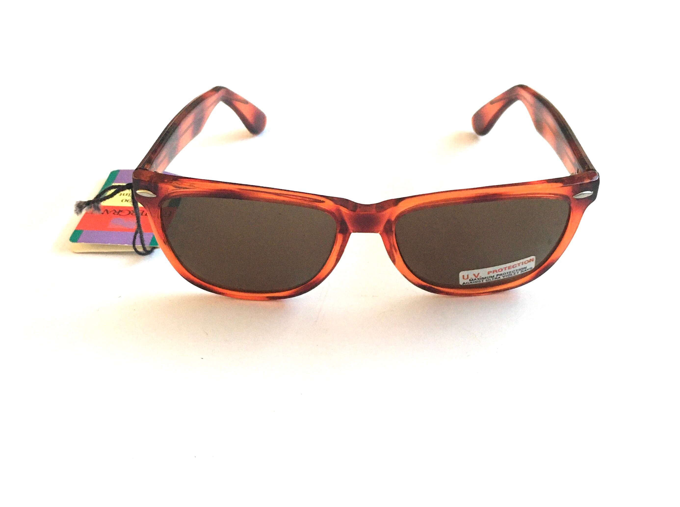 Mens Womens Vintage Retro Brown Tortoiseshell FOSTER GRANT 