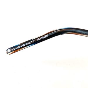 Men’s blue rimless SPECSAVERS spec Lite 175 specs eyeglasses glasses size 53-18-140 image 8
