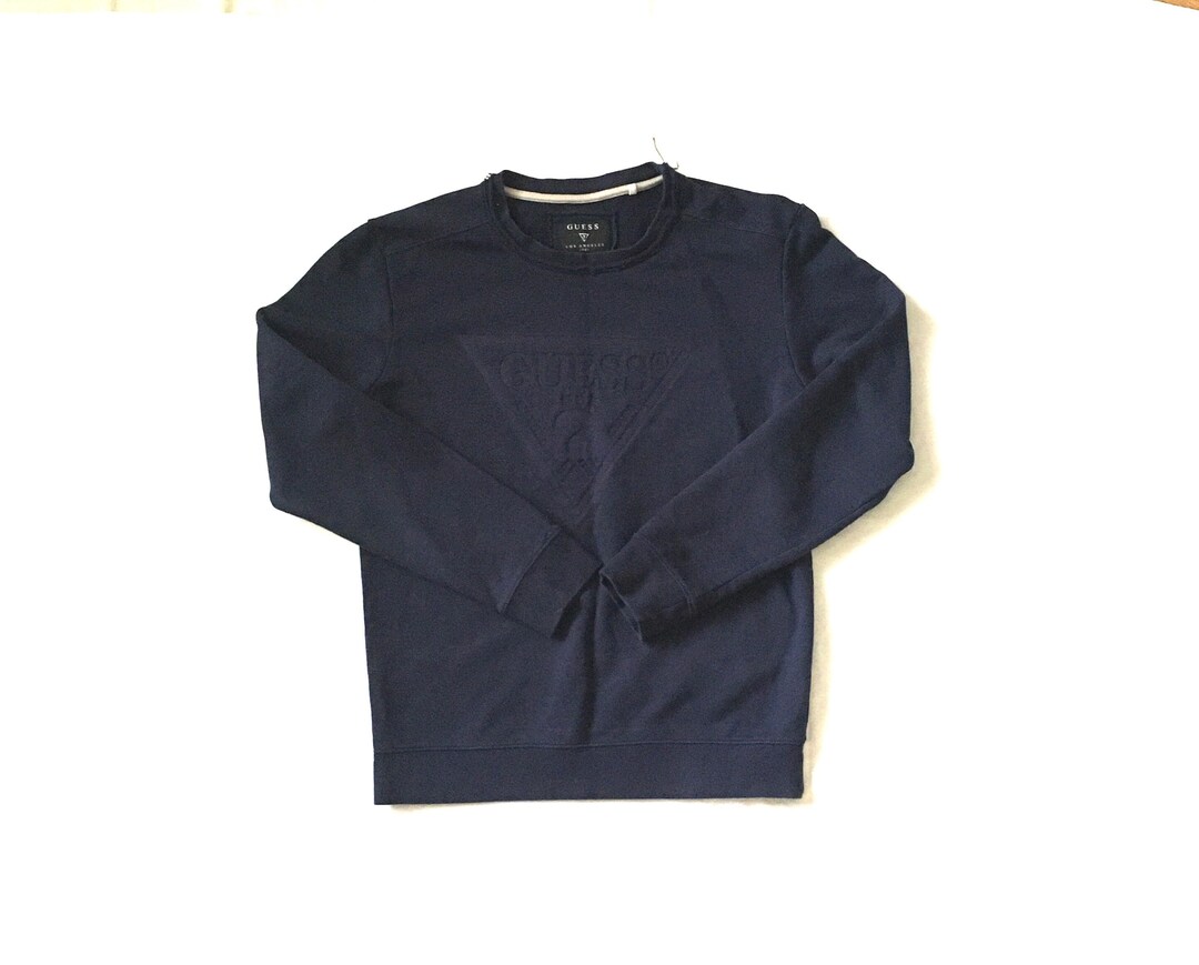 GUESS Suéter Pulóver Hombre De Invierno Logo Frontal Fantasía M0YR48Z2NO0