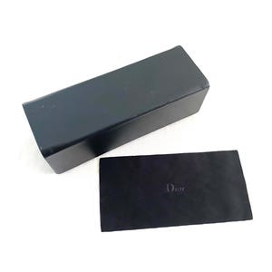 Men’s black CHRISTIAN DIOR rectangle hard case for sunglasses or glasses