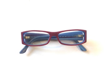 vintage womens RAY BAN RB5105 purple blue full rim oval sunglasses specs glasses 51-14-135